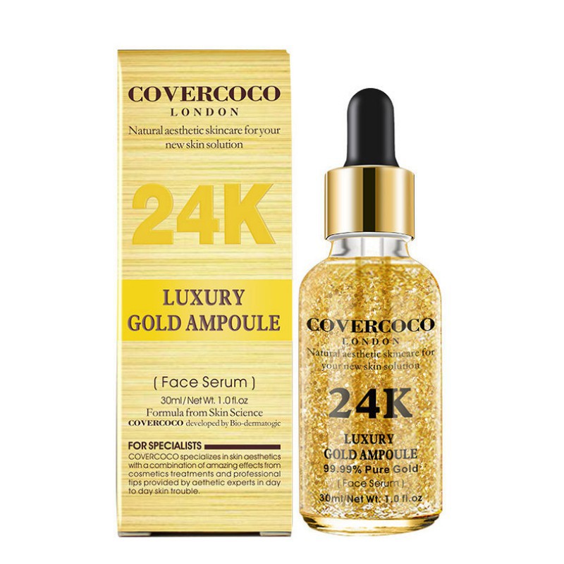 24k gold facial serum