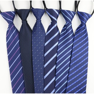 HOW 8cm easy to pull lazy  tie men's business tie Wedding tie fashion tie