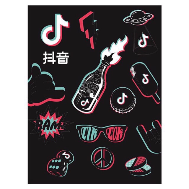 Readystock Tiktok Background 网红抖音背景布 Shopee Singapore