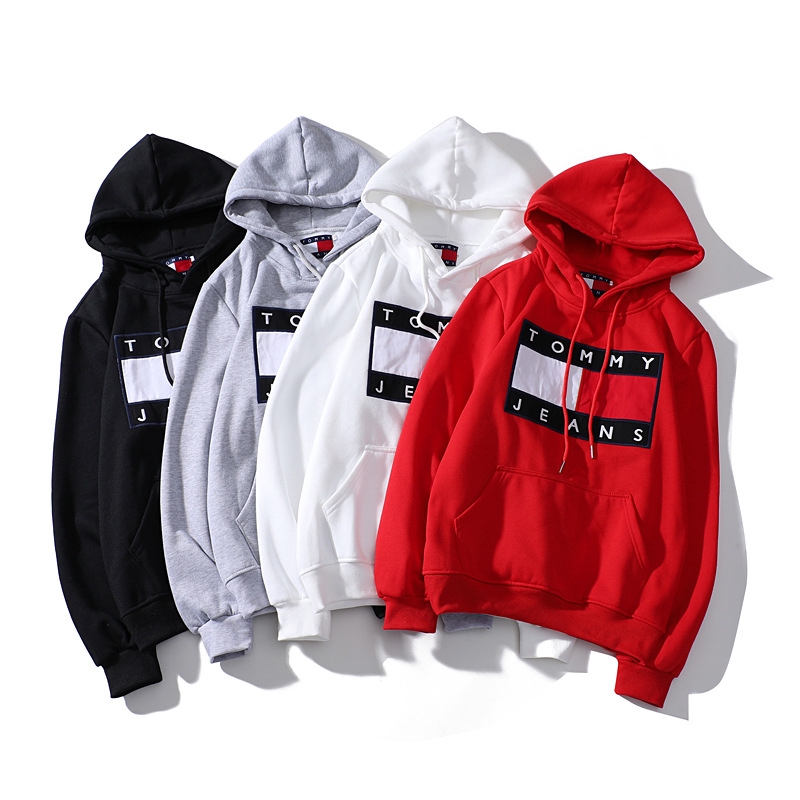 letter nasa patched long sleeve loose fitted sports hoodie