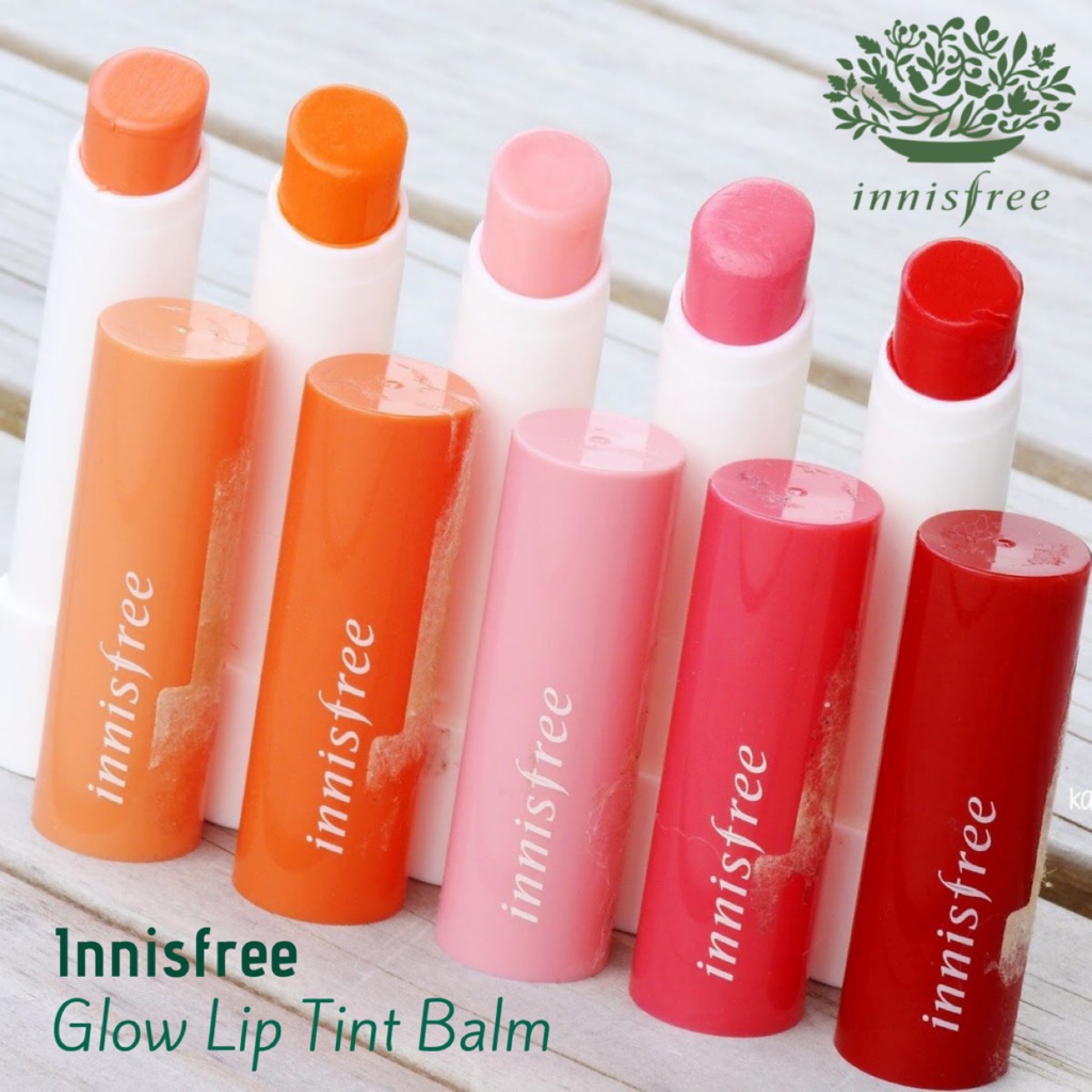 🇸🇬 Innisfree Glow Tint Lip Balm (3.5g) Azalea/Camellia Shopee Singapore