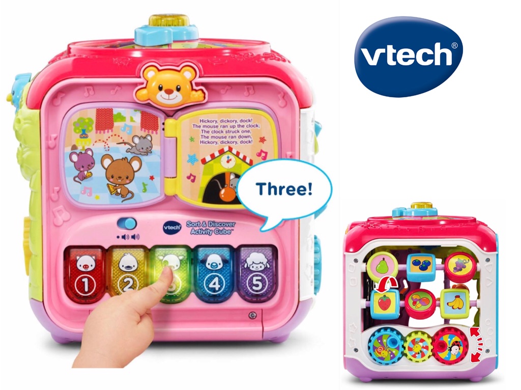 vtech discovery cube pink