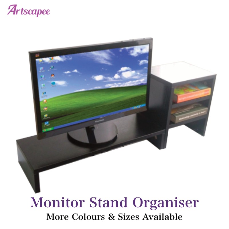  In Stock Desktop Monitor  Stand  Organiser Shopee Singapore