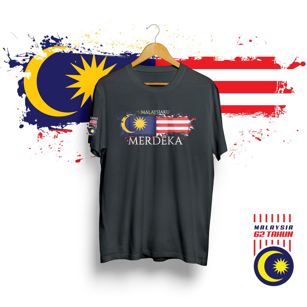 T Shirt Malaysiaku Merdeka Shopee Singapore