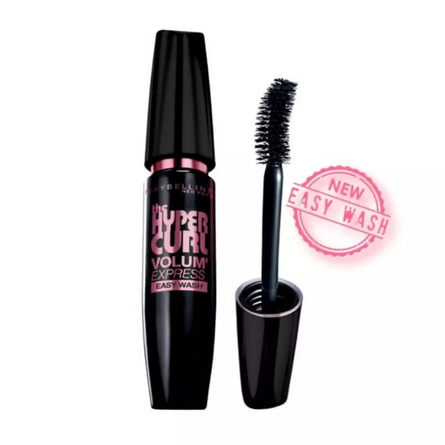 Maybelline The Hypercurl Volume Express Easy Wash Mascara Very Black Shopee Singapore