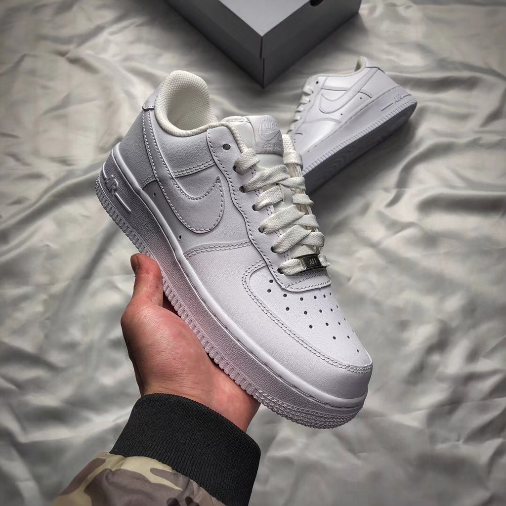 white air force ones low top