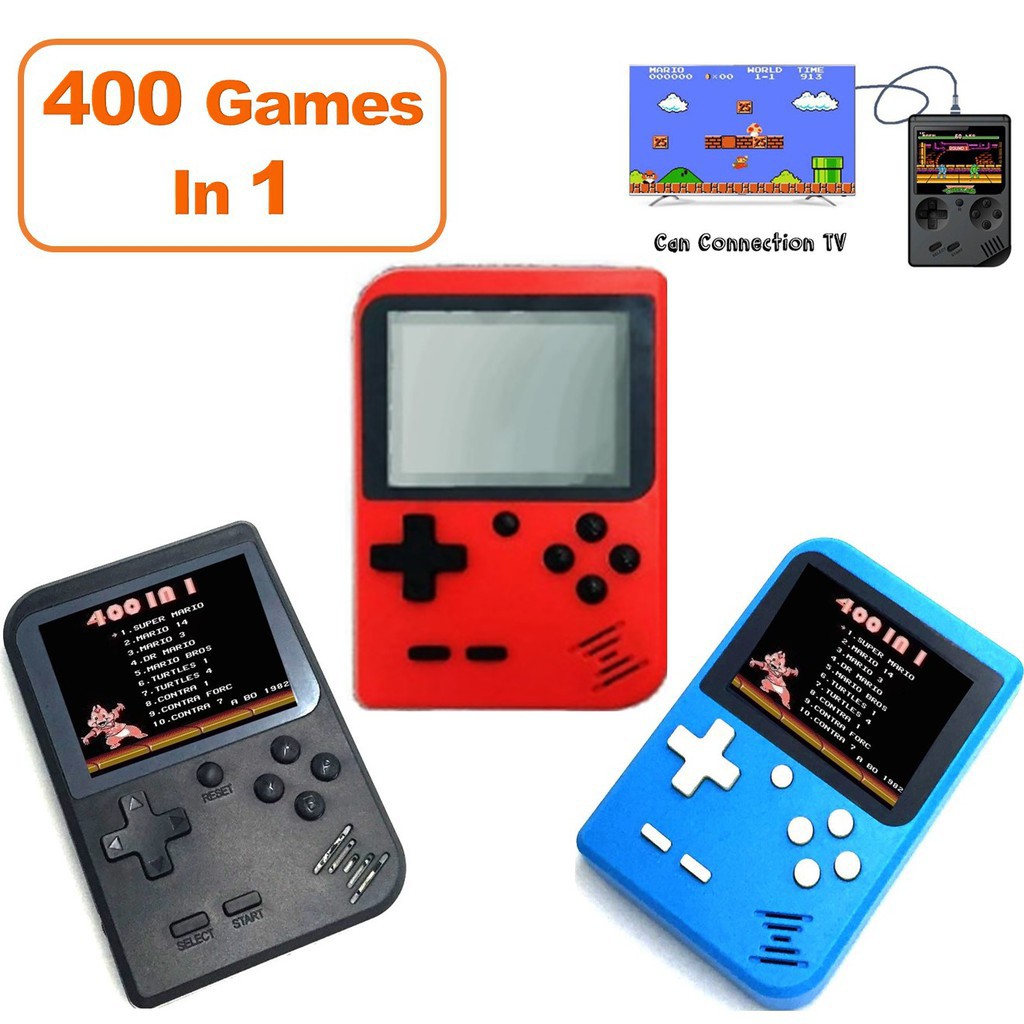 400 in 1 games. GBA Arcade Doubles Mini Handheld. Some programmes use Video from Handheld.