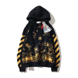 off white snowflake hoodie