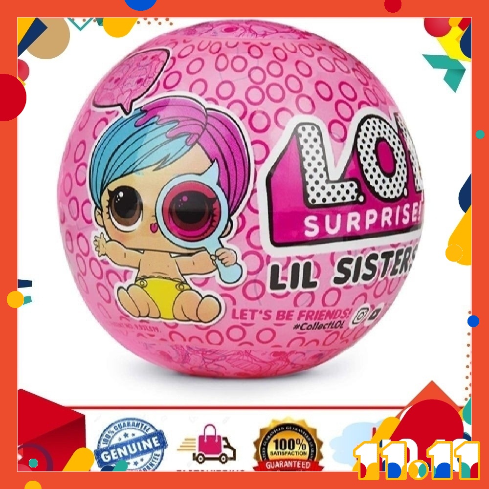 Shop Malaysia Lol Surprise L O L Dolls Lil Sisters Eye Spy Series 4 Wave 2 New Little Sister 100 0 Original Shopee Singapore