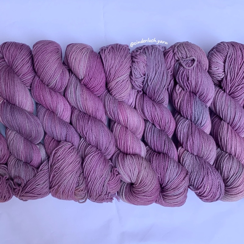 Baby cashmere Knitting yarn "Celia" handdyed ombre yarn big ply (dk