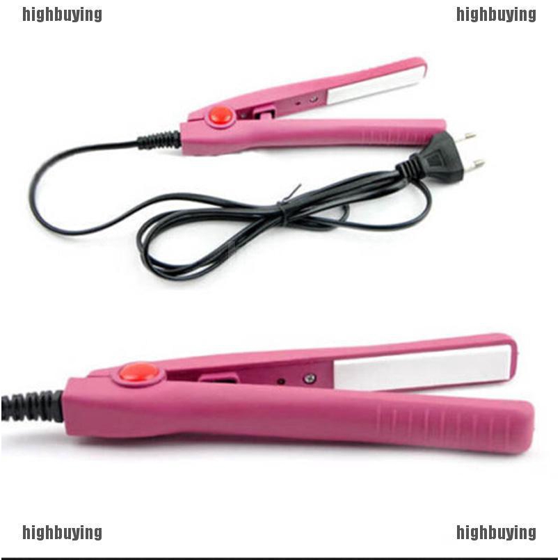 Professional Mini Travel Hair Straightener Flat Iron Perm Splint