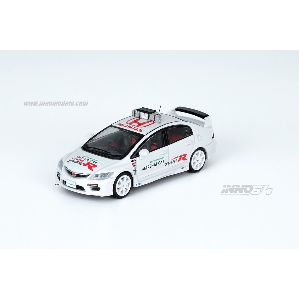 Shop Malaysia Inno Models Inno64 Honda Civic Type R Fd2 Suzuka Circuit Marshal Car Shopee Singapore
