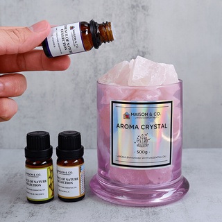 Maison & Co. | Pink Aroma Crystal Diffuser Home Fragrance Pure Essential Oil Natural Scent #8