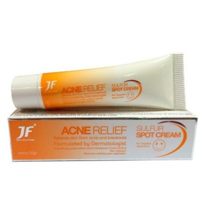 jf acne relief sulfur spot cream