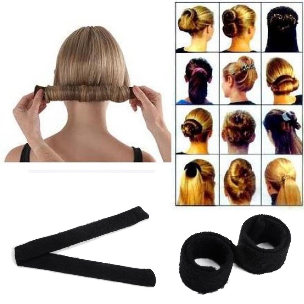 1pc Women Hairagami Hair Bun Updo Fold Wrap Snap Magic Styling