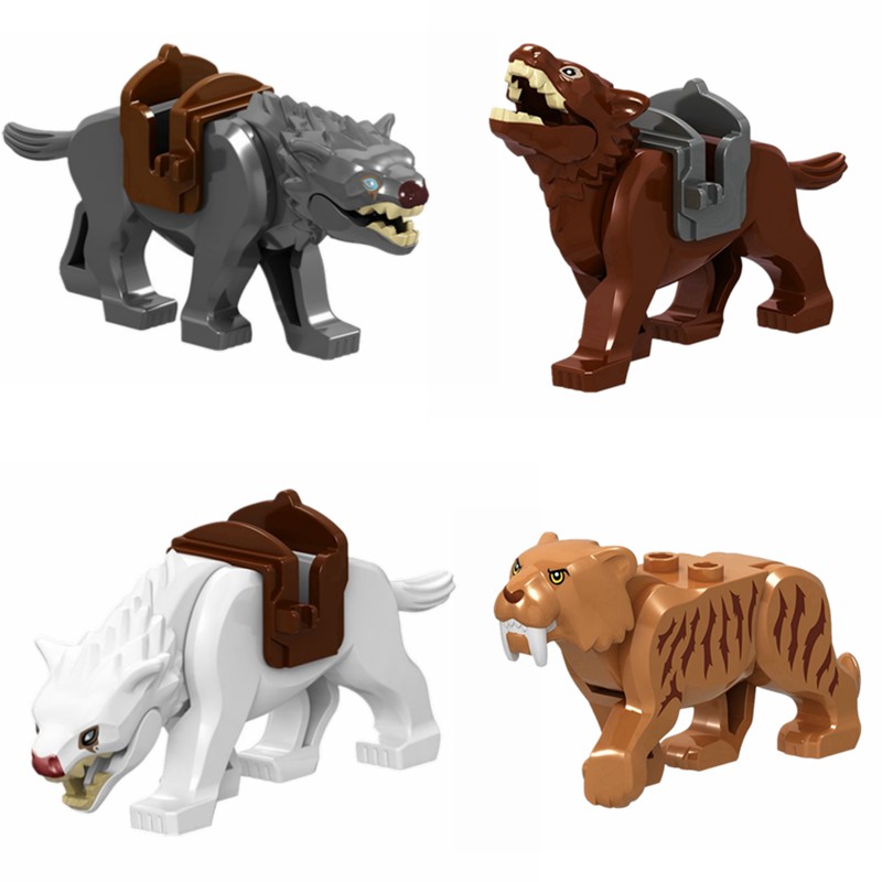 Victor Creed Brown Wolf Animals Model 