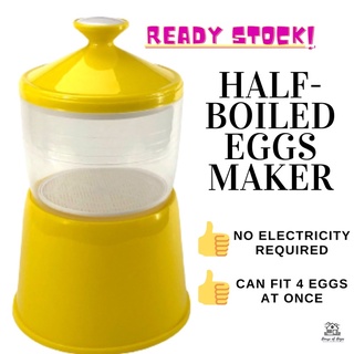 [READY STOCK CP4109] Half Boiled Egg Maker, Egg Boiler, Half Boiled Egg Container No electricity perfect half-boiled egg