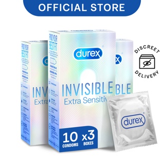 Image of [Bundle of 3] Durex Invisible Extra Sensitive (Thinnest) Condoms 10s