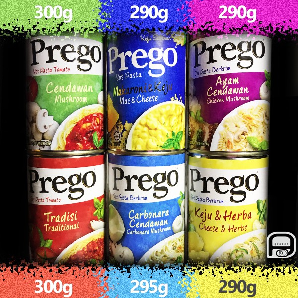 Shop Malaysia Prego Carbonara Mushroom Traditional Mac Cheese Herbs Chicken Pasta Sauce Canned Tinned Sauces Shopee Singapore