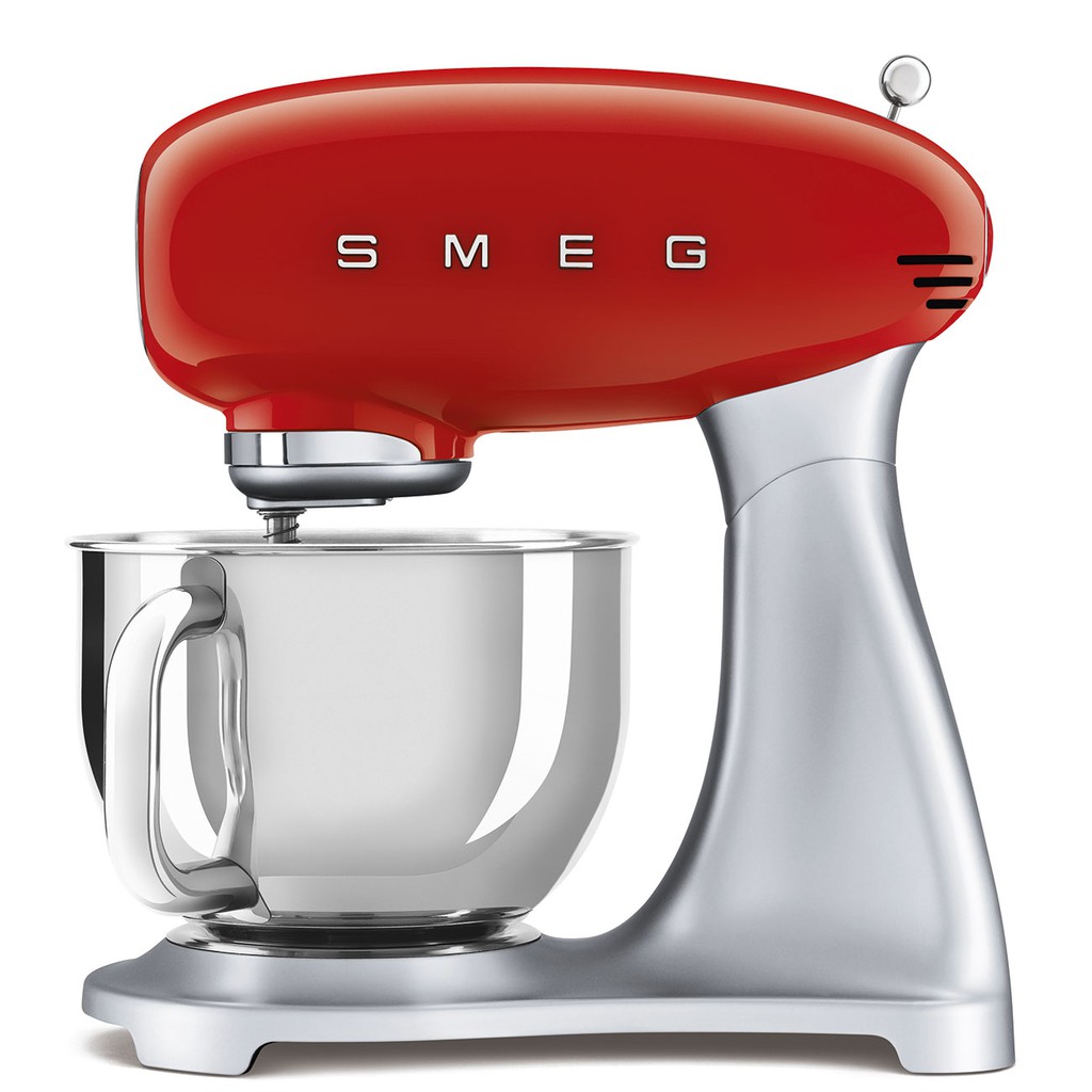 Smeg 800W 50's Retro Style Aesthetic Stand Mixer SMF02 (Red) Shopee