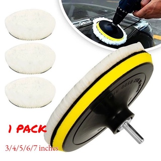 3/4/5/6/7 Inch Imitation Wool Ball Polishing Pad Car Waxing Sponge Disk Wool Wheel Auto Paint Care Accessories