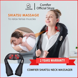 COMFIER CF-6302 Wired Deep Kneading Shiatsu Massager for Back, Neck ...