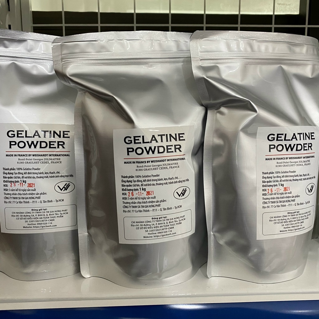 1kg Weishartd French gelatine Powder 250 bloom Pack 1kg Shopee Singapore