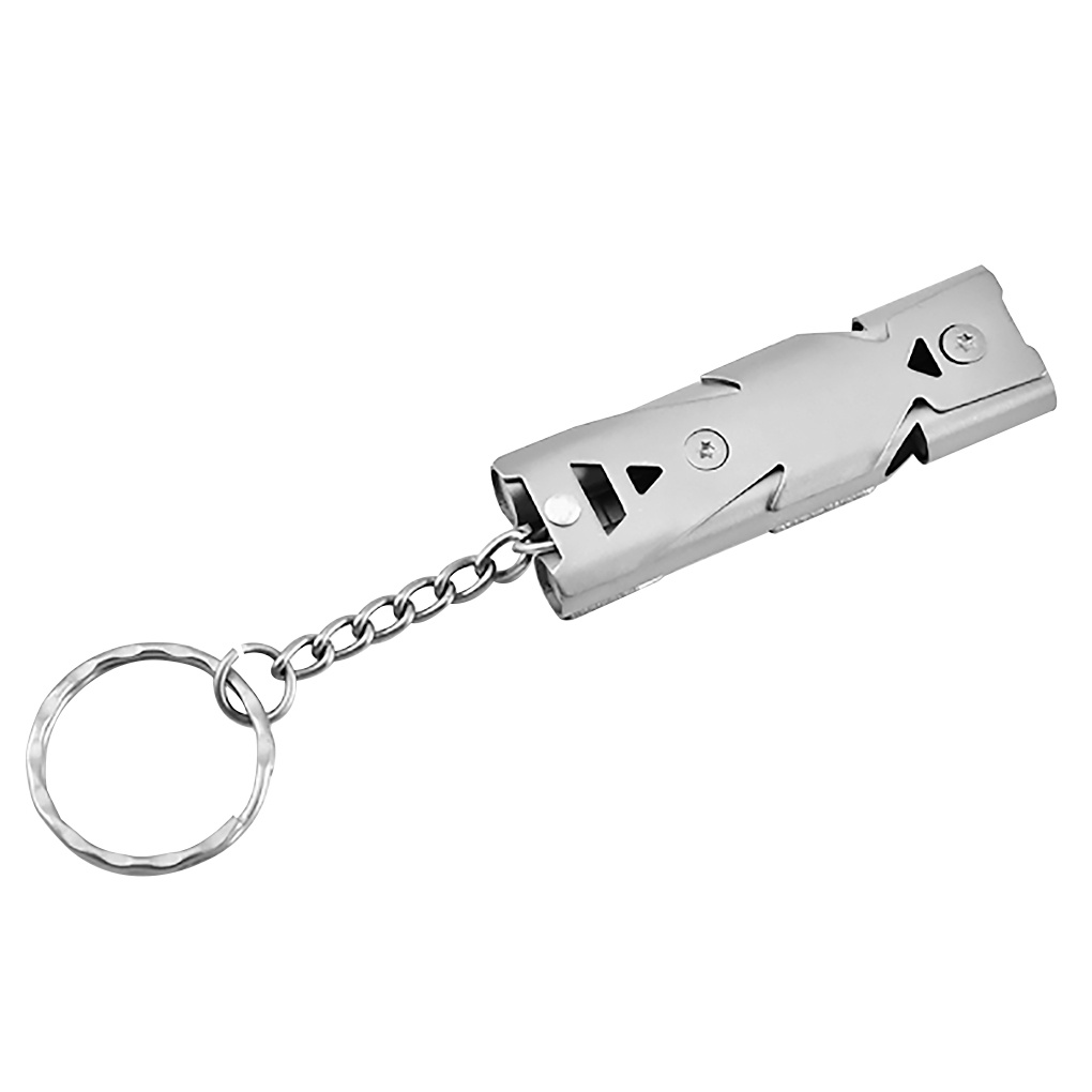 Survival Whistle Outdoor Camping Hiking 150dB Loud Sound Whistle Stainless Steel Outdoor Tool