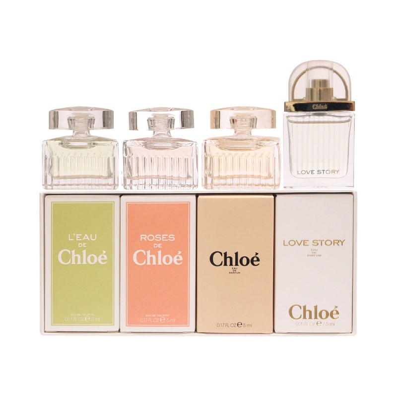 chloe miniature perfume set