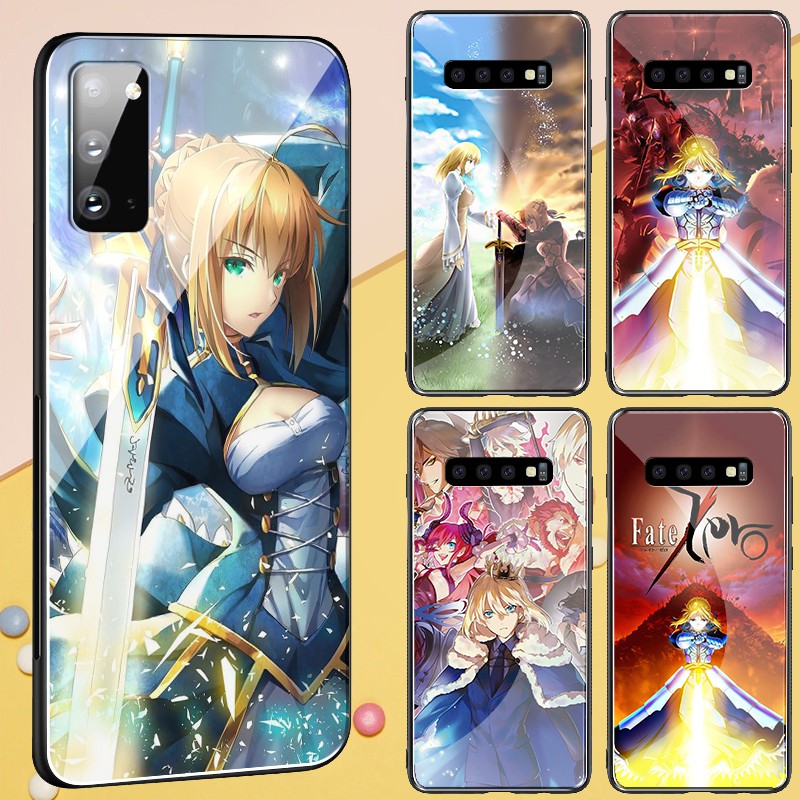 Soft Tempered Glass Case Ns85 Fate Zero 2 Anime Samsung Galaxy S10 S9 S8 Plus S7 Edge Note 9 8 Case Shopee Singapore