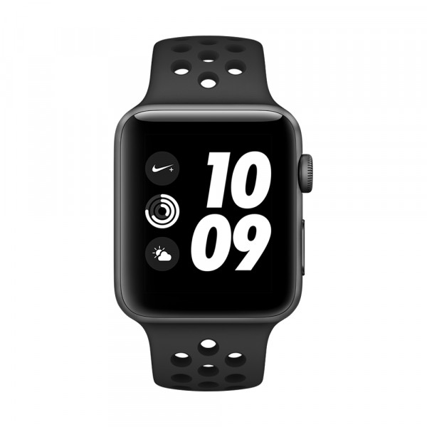 apple watch series 3 nike  42mm space grey aluminium case gps