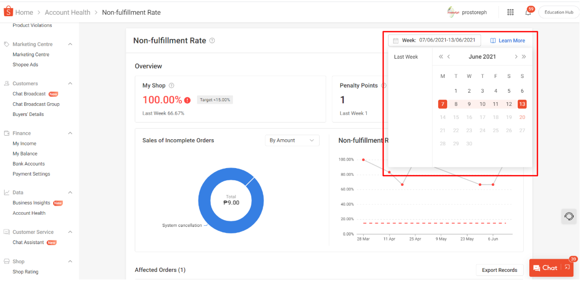 Exporting Order IDs for Filing Appeals | Shopee PH Seller Education Hub