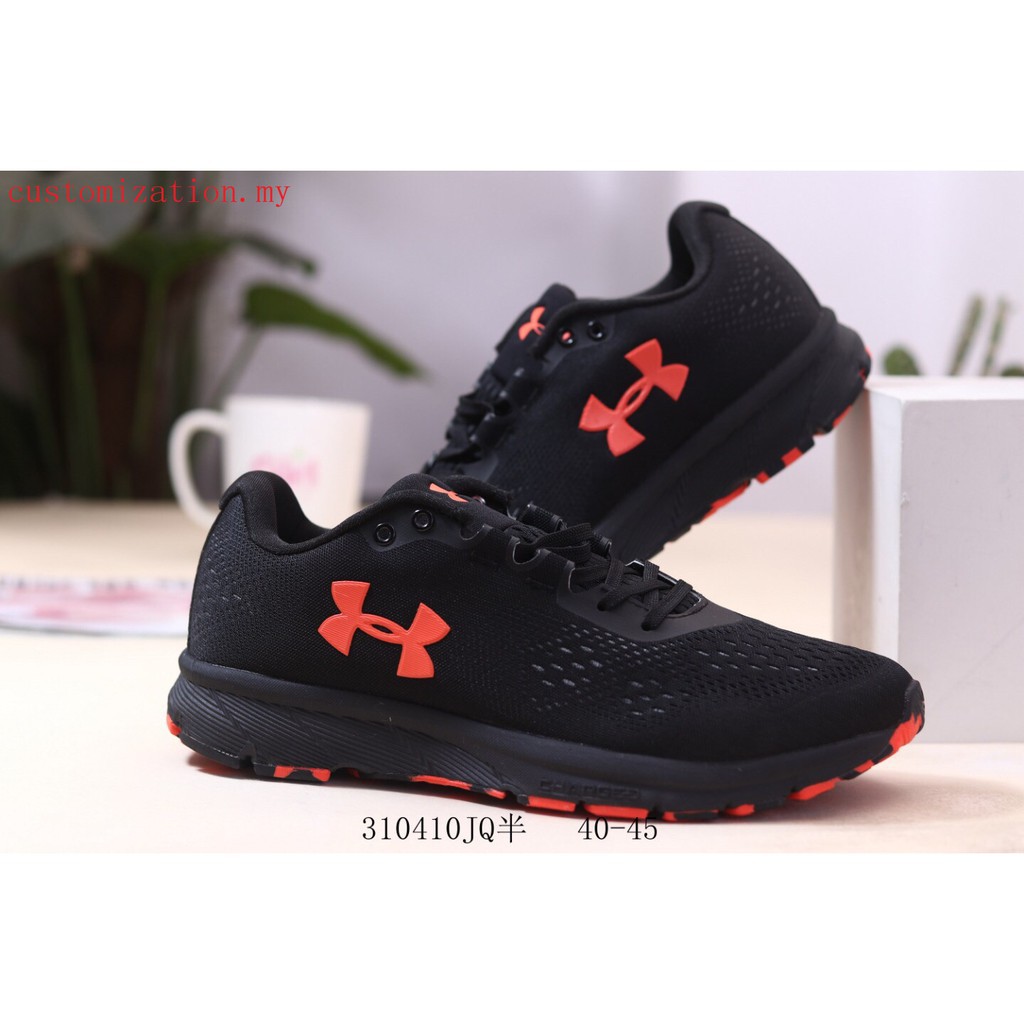 under armour shoes black and red