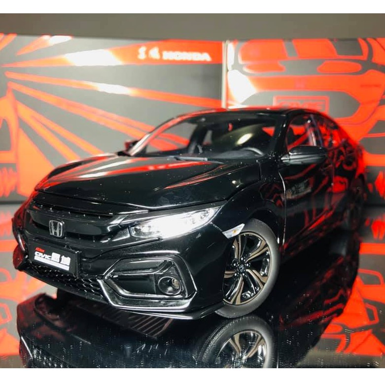 Singapore Ready Stock 1 18 Honda Civic Fk7 Hatchback Glossy Black Model Car Shopee Singapore