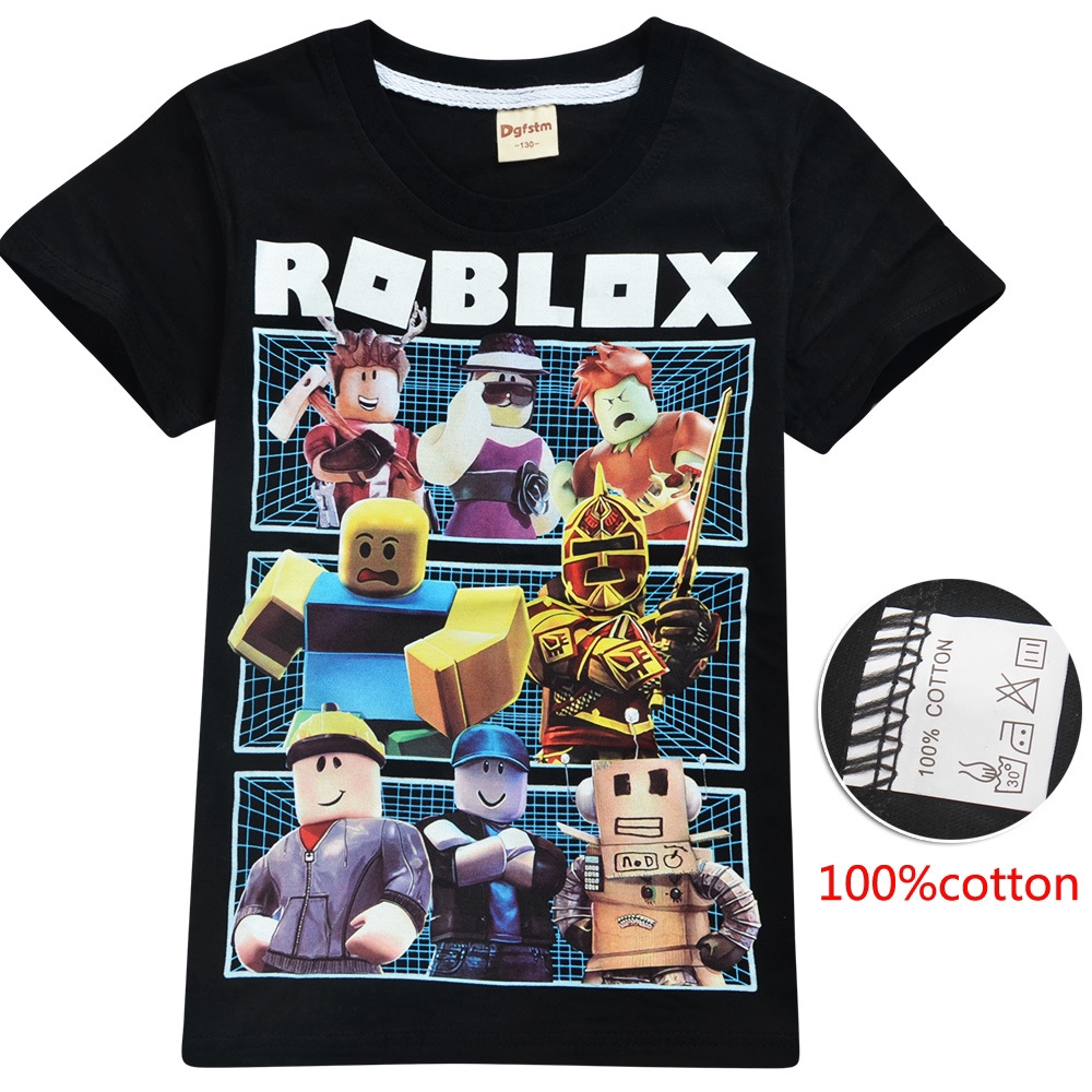 Roblox Children Short Sleeved T Shirt Big Virgin Summer Shopee Singapore - roblox nasa t shirt