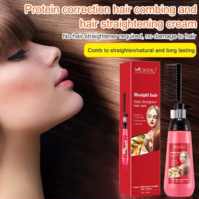 Protein Correction Straight Hair Straightening Cream Hair Care | Shopee  Singapore