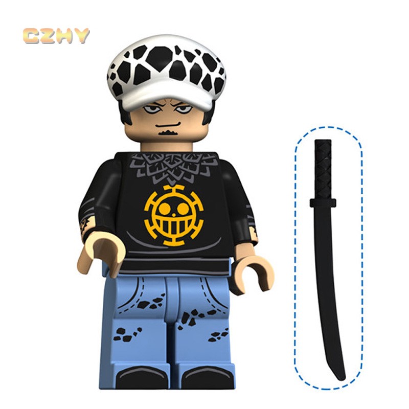 Lego One Piece Minifigures Nico Robin Franky Trafalgar Law Sabo Japanese Cartoon Building Blocks Kt1013 Shopee Singapore