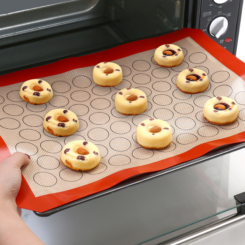70 Grids Cake Cookie Pastry Macaron Oven Silicone Baking Mat Nonstick