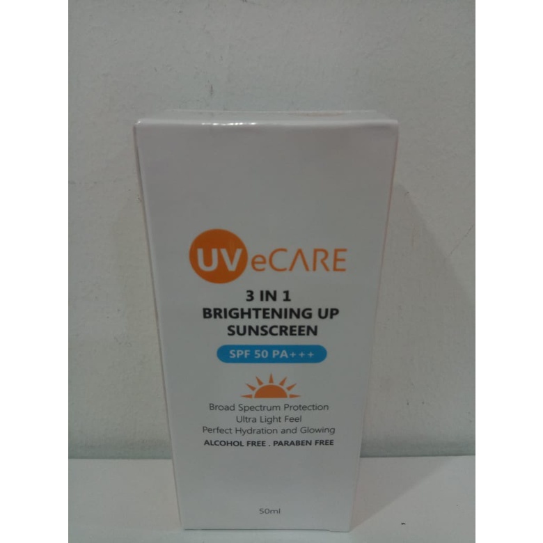 UVeCare 3in1 Brightening Up Sunscreen SPF 50 PA+++ 50ml | Shopee Singapore