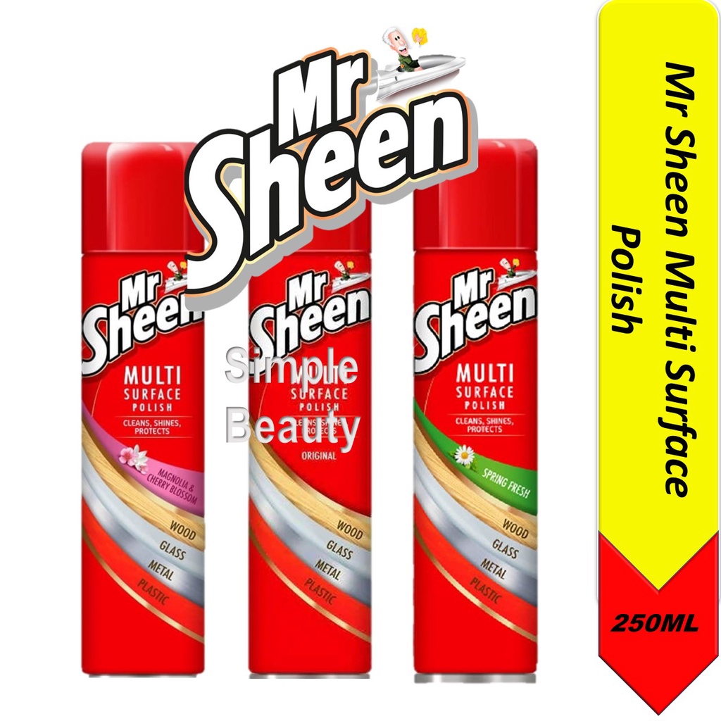 Mr Sheen Multisurface Polish, 250ML Shopee Singapore
