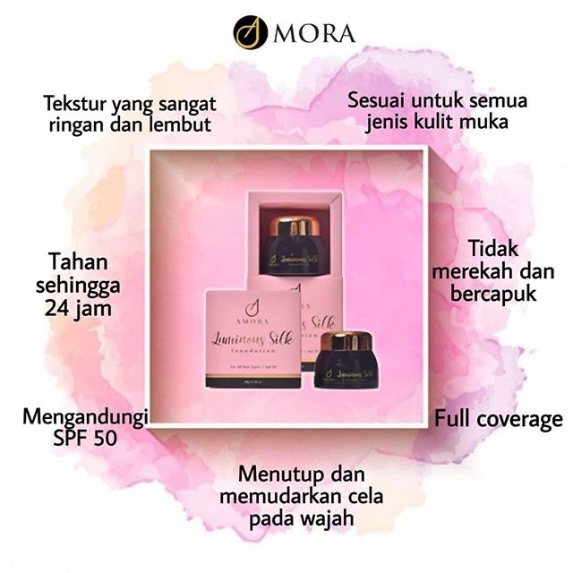 amora luminous silk foundation review