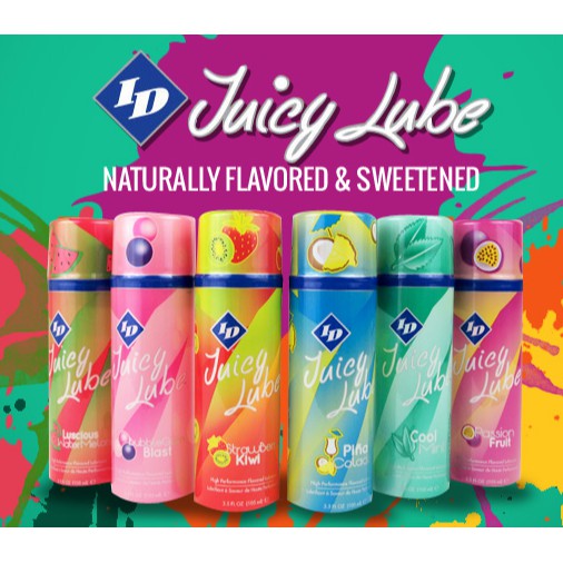 Usa Id Lube Id Juicy Lube Flavored Waterbased Lubricant 105ml 38