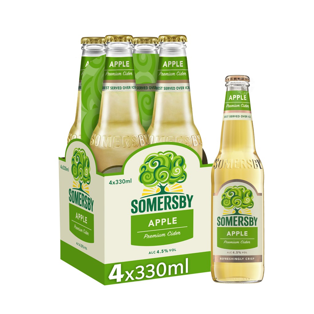 Somersby Apple Cider 330ml Pint Bottle [Bundle of 4] Shopee Singapore