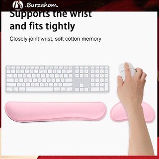 Bur_Wrist Rest Pad Professional Comfortable Memory Cotton Keyboard Mouse Wrist Hand Rest Mat for PC