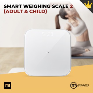 Mi Smart Weighing Scale 2 [ BIA Chip, Adult & Child Detection, BMI, LED Display, APP Support, Portable, Compact ]