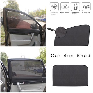 Summer Thickened Mesh Car Magnetic Curtain Sun Shade UV Protection Side Window Mesh Sun Visor