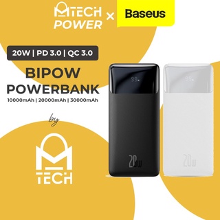[MTech Power] BASEUS Bipow Quick Charge Portable Charger Power Bank PD QC3.0 10000mah 20000mAh 30000mAh 20W Powerbank