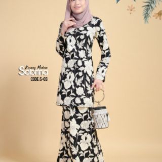  SABRINA  KURUNG MODEN Baju  Raya Kurung Modern 2021  