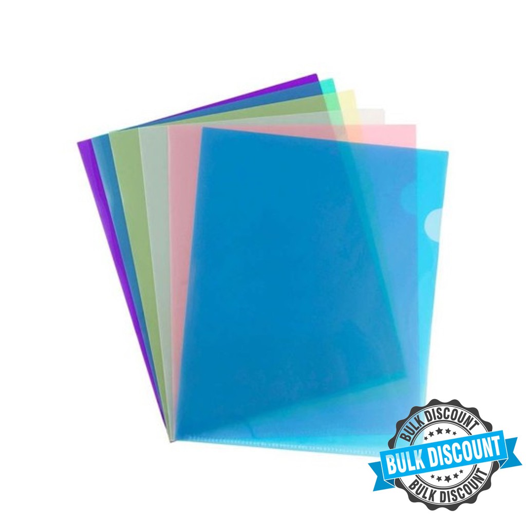 A4 L-Shape Colour Folder | Shopee Singapore