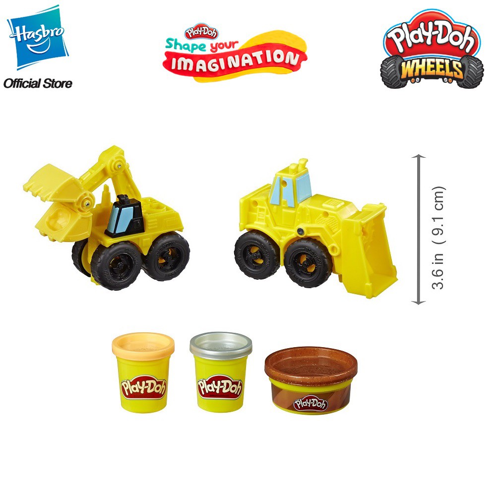 play doh excavator and loader